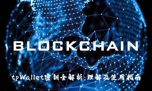 tpWallet密钥全解析：理解及使用指南