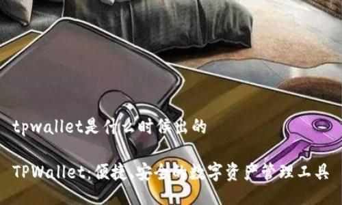 tpwallet是什么时候出的

TPWallet：便捷、安全的数字资产管理工具