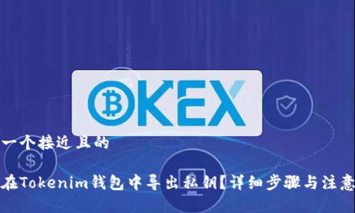 思考一个接近且的

如何在Tokenim钱包中导出私钥？详细步骤与注意事项