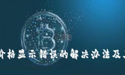 tpWallet价格显示错误的解决办法及其影响分析