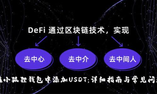 如何在小狐狸钱包中添加USDT：详细指南与常见问题解答