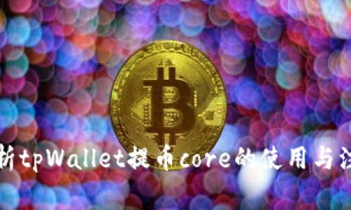 全面解析tpWallet提币core的使用与注意事项