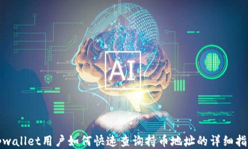 
tpwallet用户如何快速查询持币地址的详细指南